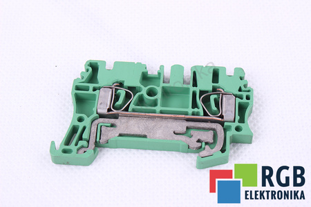 ZPE2.5 WEIDMULLER 2.5MM2 CONECTOR SERIE DE ORIFICIO PASANTE PARA CONDUCTOR DE PROTECCIÓN