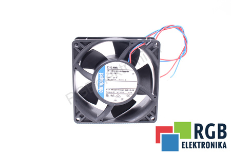 3312NNR EBM PAPST 90X90X32MM, 12V, 0.15A VENTILADOR