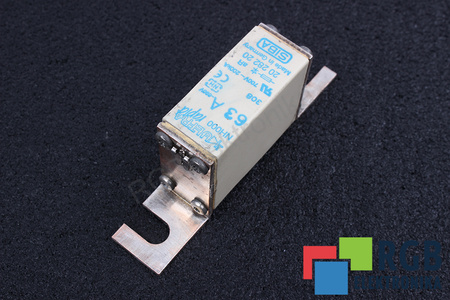 FUSIBLE 2028220 SIBA ULTRA RAPID NH000 63A, 690VAC, 200KA