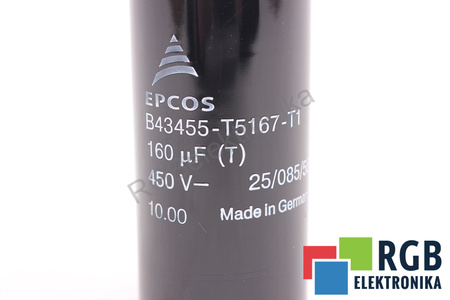 CONDENSADOR B43455-T5167-T1 EPCOS 160UF, 450VDC