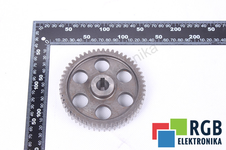 POLEA DENTADA 110X101MM CORREA 18MM EJE 13MM CHAVETERO 5X3MM Z=53
