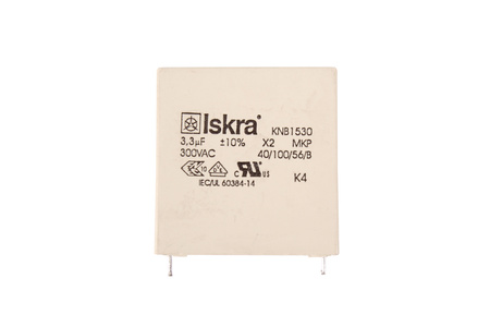 KNB1530 ISKRA 3.3UF 330VAC 3.3UF, 300V, 30MM, 40MM