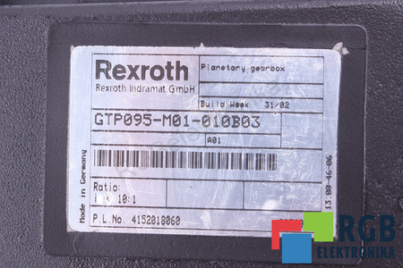 GTP095-M01-010B03 BOSCH REXROTH ENGRANAJE