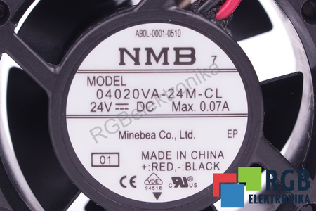 A90L-0001-0510 FANUC 04020VA-24M-CL 40X40X20MM, 24V VENTILADOR
