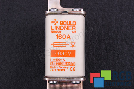 FUSIBLE NHG00 GOULD LINDNER 160A, 690VAC, 100KA