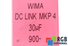 CONDENSADOR DCMKP4-30U/900 WIMA 30UF, 900V, DC, LINK, MKP4