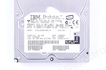 IC35L020AVER07-0 IBM 3.5" 20GB ATA/ITE