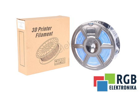 1,75MM PEARL FILAMENT 0.5KG BLUE FLASHFORGE TAMAÑO EXTERIOR DEL CARRETE 180MM, TAMAÑO INTERIOR DEL CARRETE 50MM, ANCHURA DEL CARRETE 45MM