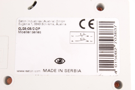 CLS6-C6/2-DP EATON 270383 INTERRUPTOR AUTOMÁTICO