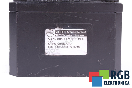 MPL420 ALLEN BRADLEY I=9 ENGRANAJE