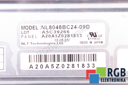 NL8048BC24-09D NLT TECHNOLOGIES MATRIZ LCD