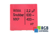 CONDENSADOR 2.2UF 630V WIMA 400V MKP SNUBBER