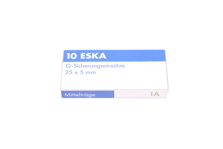 FUSIBLE DE ACCIÓN RETARDADA MEDIA 525.217 ESKA ZKMD-1A 250V, 1A, 5X25MM, 10PCS