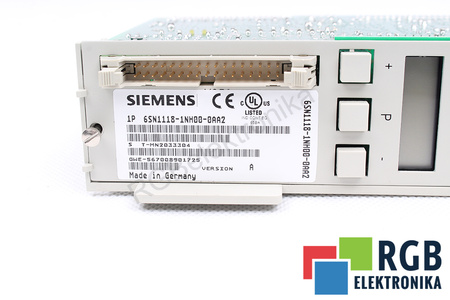 6SN1118-1NH00-0AA2 SIEMENS VERSION A SIMODRIVE 611 PLACA DE CONTROL