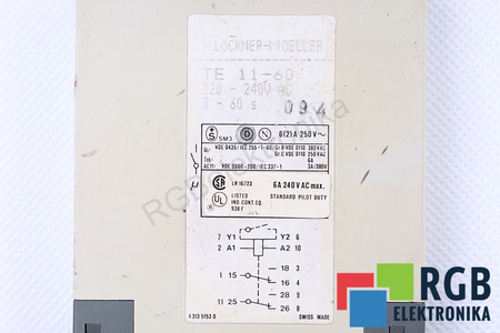 TE11-60 KLOCKNER MOELLER RELEVO DE TIEMPO