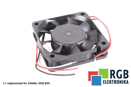06015KA-24N-AL NMB TECHNOLOGIES SUSTITUTO A90L-0001-0506#105 2406KL-05W-B59 60X60X15MM, 24V, 0.13A VENTILADOR