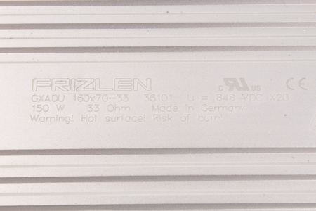 GXADU160X70-33 FRIZLEN 33OHM, 0.15KW RESISTENCIA DE FRENADO