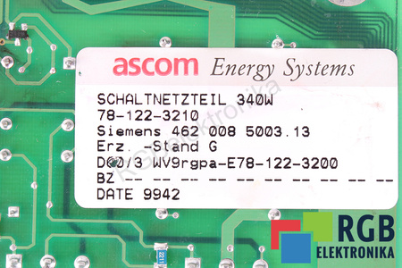 78-122-3210 ASCOM 4620085003.13 PARA PIEZAS