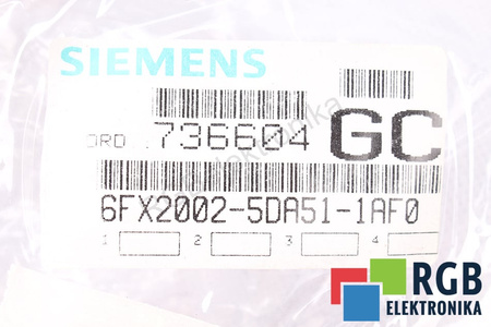 CABLE 6FX2002-5DA51-1AF0 SIEMENS 1FT/1FK TO 611/810D/SIMOVERT 5M