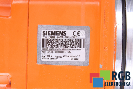 1FK6083-6AZ21-9ZZ9-Z SIEMENS Z:S27