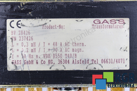 BV28426 GASS TRANSFORMADOR