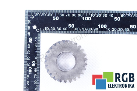 ENGRANAJE HELICOIDAL 65X57MM CORREA 36MM EJE 28MM CHAVETERO 6X2MM Z=26