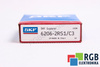 6206-2RS1/C3 SKF 8000OBR/MIN, 20.3KN, 11.2KN 30X62X16 RODAMIENTO