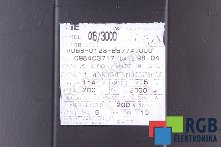 A06B-0128-B577#7000 FANUC ESTATOR