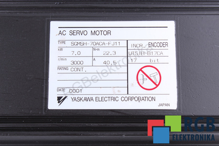 SGMSH-70ACA-FJ11 YASKAWA ESTATOR