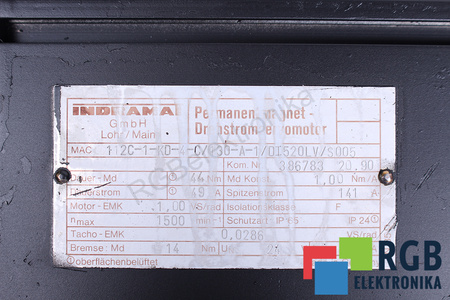 MAC112C-1-KD-4-C/130-A-1/DI520LV/S005 INDRAMAT