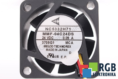 MMF-04C24DS MELCO TECHNOREX NC5332H71 40X40X15MM, 24V, 0.09A VENTILADOR