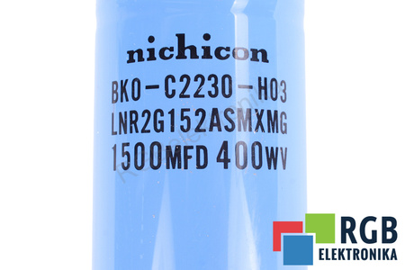 CONDENSADOR BK0-C2230-H03 NICHICON 1500UF, 400V