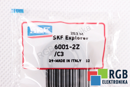6001-2Z/C3 SKF 60000OBR/MIN, 30000OBR/MIN 12X28X8 2.36KN, 5.4KN RODAMIENTO
