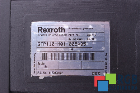 GTP110-M01-005A05 BOSCH REXROTH ENGRANAJE
