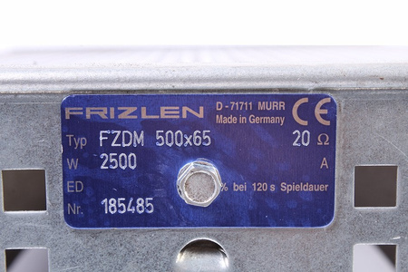 FZDM500X65 FRIZLEN 20 OHM, 2.5KW