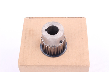 POLEA DENTADA 42X38MM CORREA 24MM EJE 19MM CHAVETERO 5X2MM Z=27