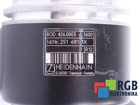 ROD426.0003-3600 HEIDENHAIN ID.NR.251681-1X CODIFICADOR
