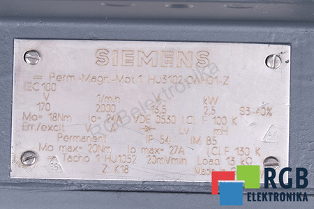 1HU3102-0AH01-Z Z:K18 SIEMENS 1HU3