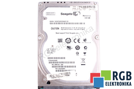 ST9640320AS SEAGATE MOMENTUS 5400.6 640GB, SATAII, 2.5", HDD