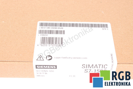 6ES7590-1AB60-0AA0 SIEMENS SIMATIC S7-1500 160MM CARRIL DE MONTAJE