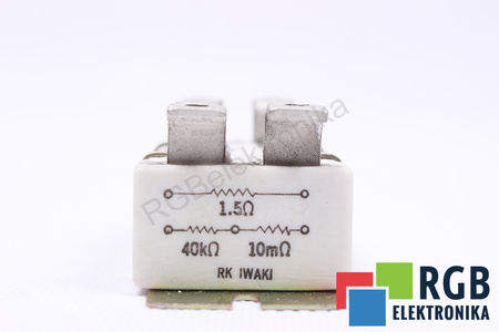 RESISTENCIA 1.5 OHM 40 KOHM 10 MILIOHM IWAKI 1.5OHM 40KOHM 10MILIOHM