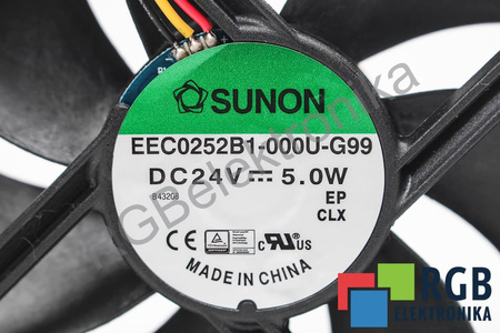 EEC0252B1-000U-G99 SUNON 120X120X25, 24V VENTILADOR