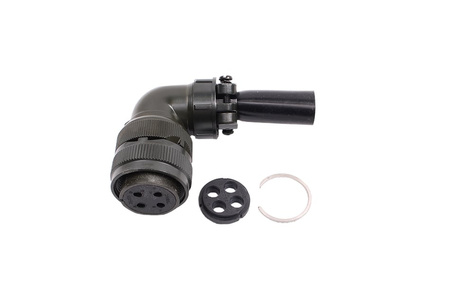 A06B-6079-K815#E RP EUMAX PARA AIS, AIF FANUC 4 PIN ENCHUFE HEMBRA ACODADO