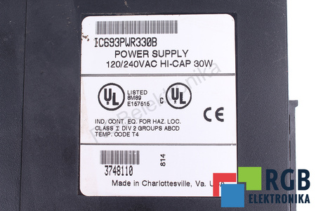 IC693PWR330B FANUC