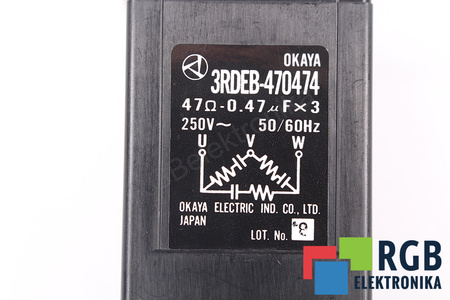 CONDENSADOR 3RDEB-470474 OKAYA 0.47UF, 250VAC