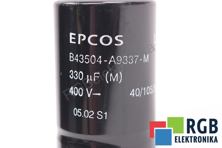 CONDENSADOR B43504-A9337-M EPCOS 330UF, 400VDC