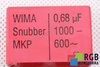 CONDENSADOR 0.68UF WIMA 1000VDC, 600VAC, SNUBBER, MKP