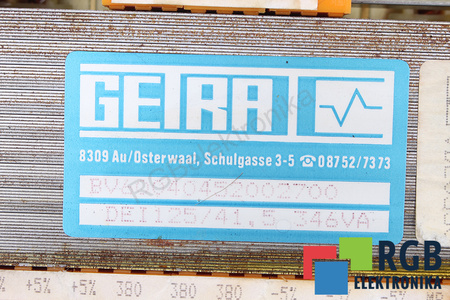 BV60040452002700 GETRA 346VA TRANSFORMADOR
