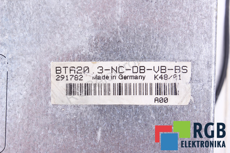 BTA20.3-NC-DB-VB-BS INDRAMAT BTA20 R911291782