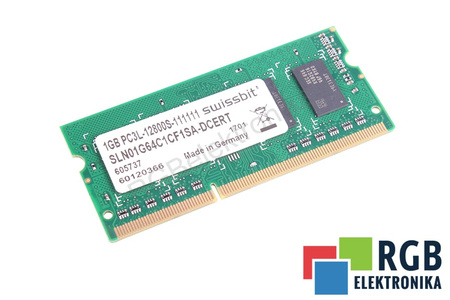 5MMDDR.1024-03 SWISSBIT SLN01G64C1CF1SA-DCERT